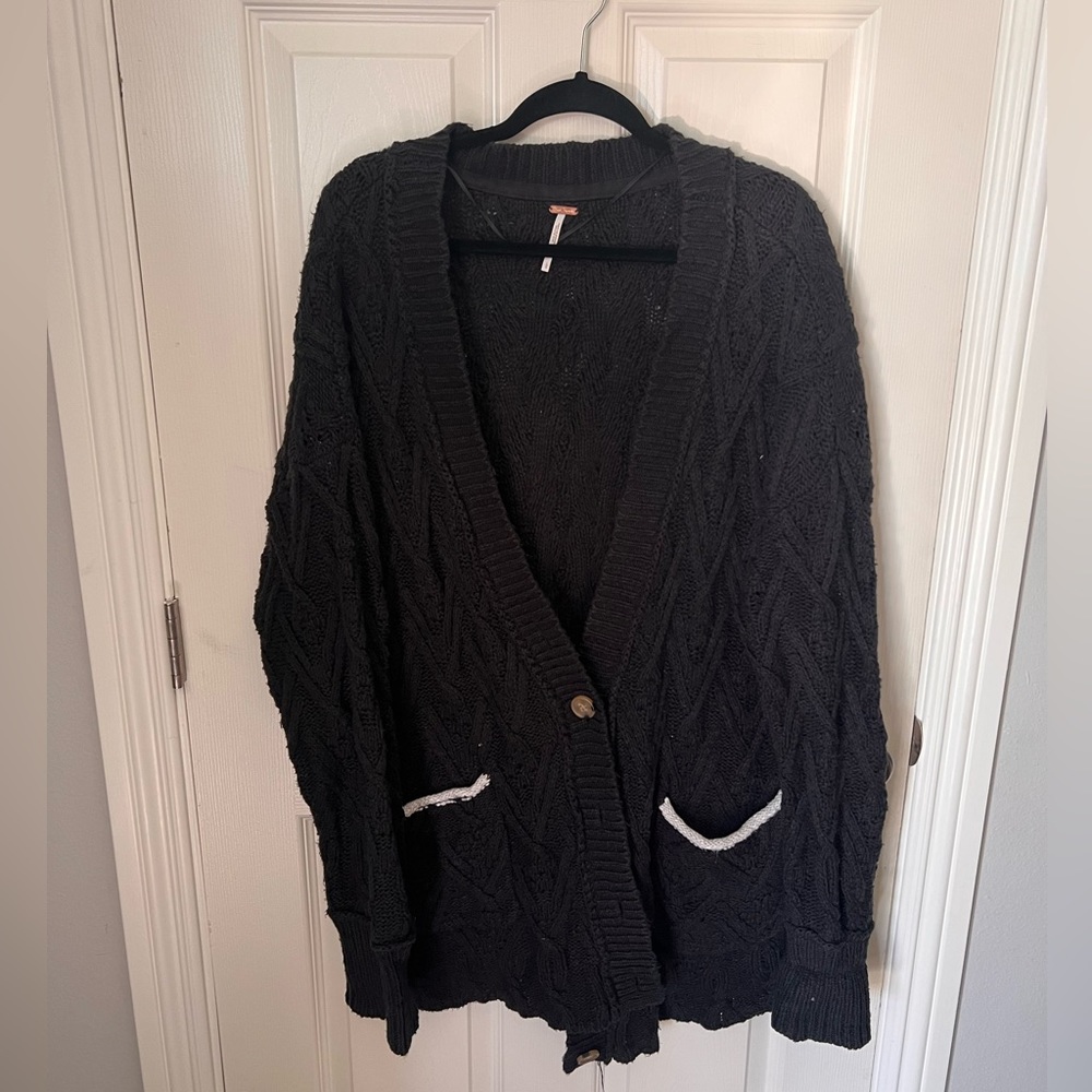 Free People Montana Cable Cardi